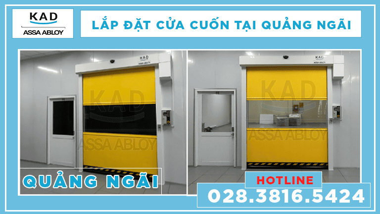 lắp đặt cửa cuốn nhanh chất lượng tại quảng ngãi