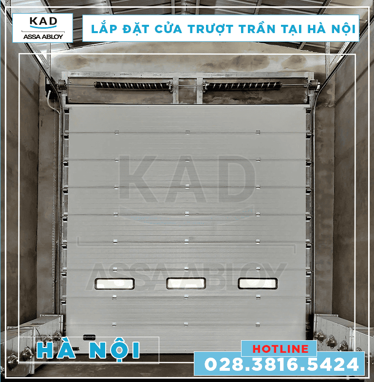 cửa trượt trần lắp đặt tại hà nội
