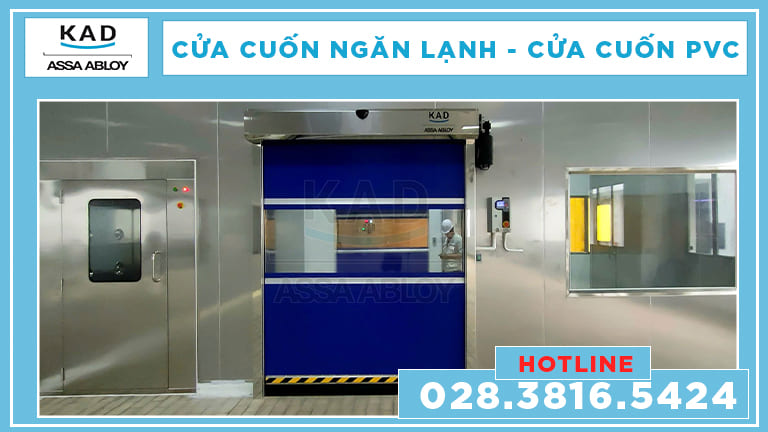 cửa cuốn ngăn lạnh - cửa cuốn kho lạnh kad