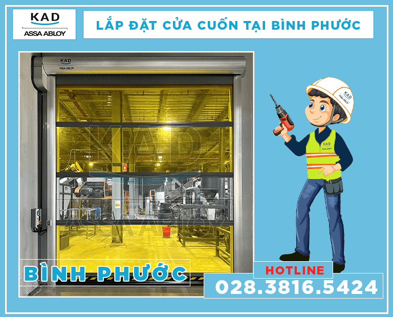 cửa cuốn nhanh tại bình phước 