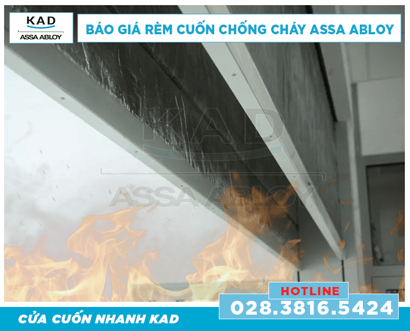 giá rèm chống cháy