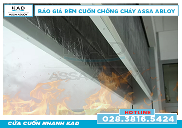 báo giá rèm cuốn chống cháy