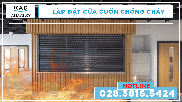 cửa cuốn chống cháy lắp đặt toàn quốc
