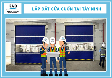 lắp đặt cửa cuốn nhanh tại tây ninh