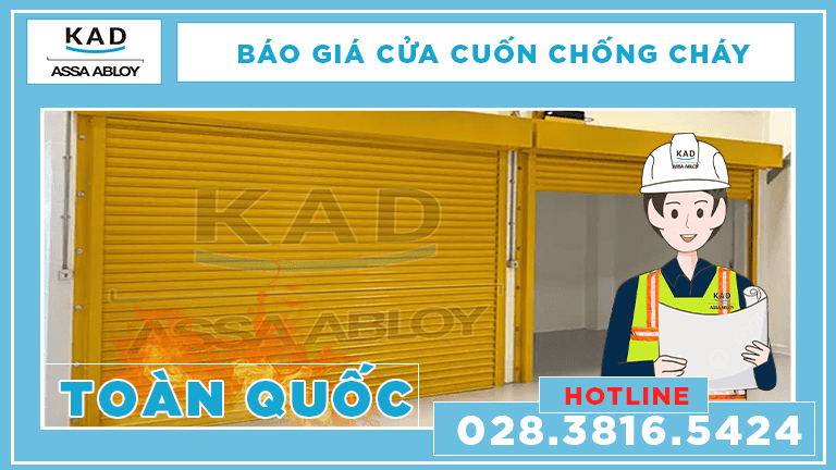 giá lắp đặt cửa cuốn chống cháy