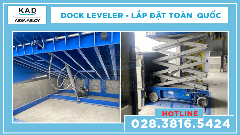 cấu tạo sàn nâng dock leveler