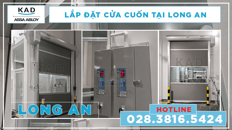 lắp đặt cửa cuốn tại long an