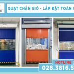 lắp đặt quạt chắn gió toàn quốc
