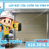 cửa cuốn nhanh lắp đặt tại vĩnh phúc