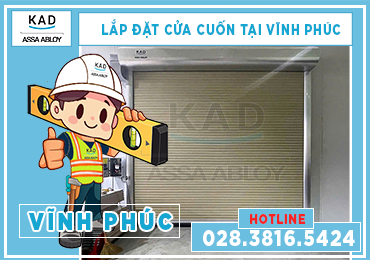 cửa cuốn nhanh lắp đặt tại vĩnh phúc