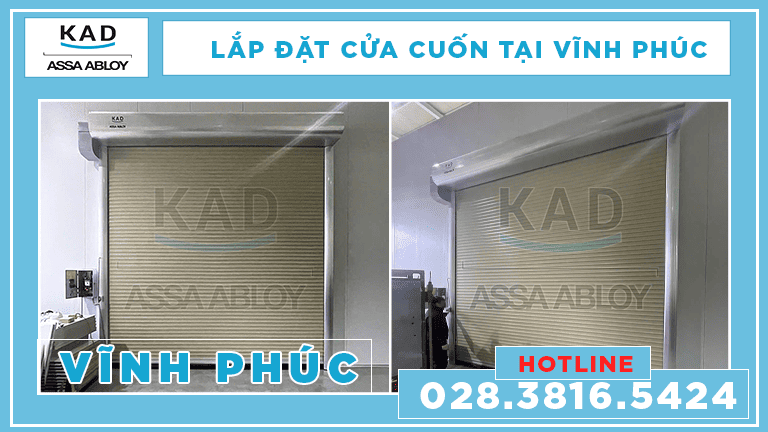 lắp đặt cửa cuốn nhanh tại vĩnh phúc