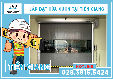lắp đặt cửa cuốn nhanh tại tiền giang