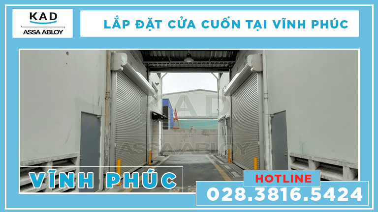 lắp đặt cửa cuốn nhanh tại vĩnh phúc 