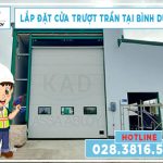 cửa trượt trần lắp đặt tại bình dương