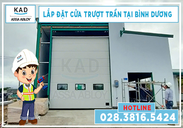 cửa trượt trần lắp đặt tại bình dương