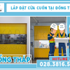 lắp đặt cửa cuốn nhanh tại đồng tháp