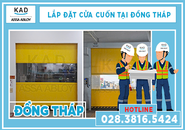 lắp đặt cửa cuốn nhanh tại đồng tháp