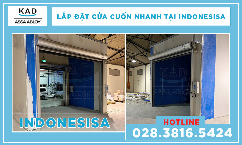 cửa cuốn nhanh tại indonesia