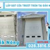 kad lắp đặt cửa trượt trần tại dak nong