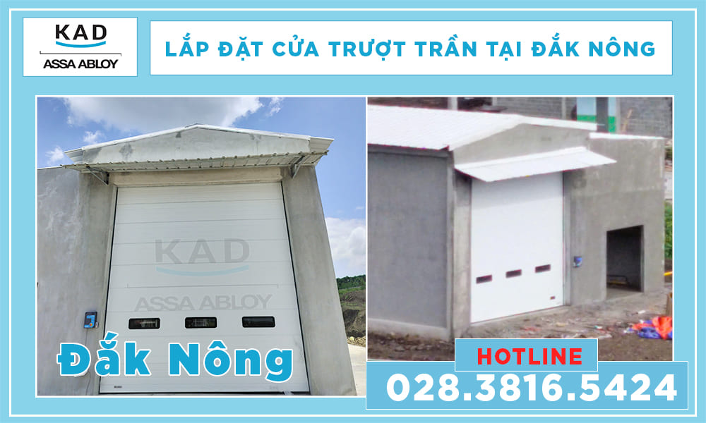Công trình cửa trượt trần KAD tại Đắk Nông