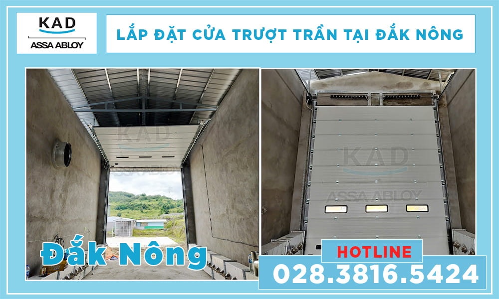 cửa trượt trần KAD tại Đắk Nông