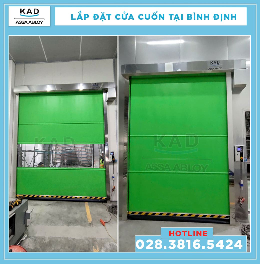 cửa cuốn nhanh kad tại bình định
