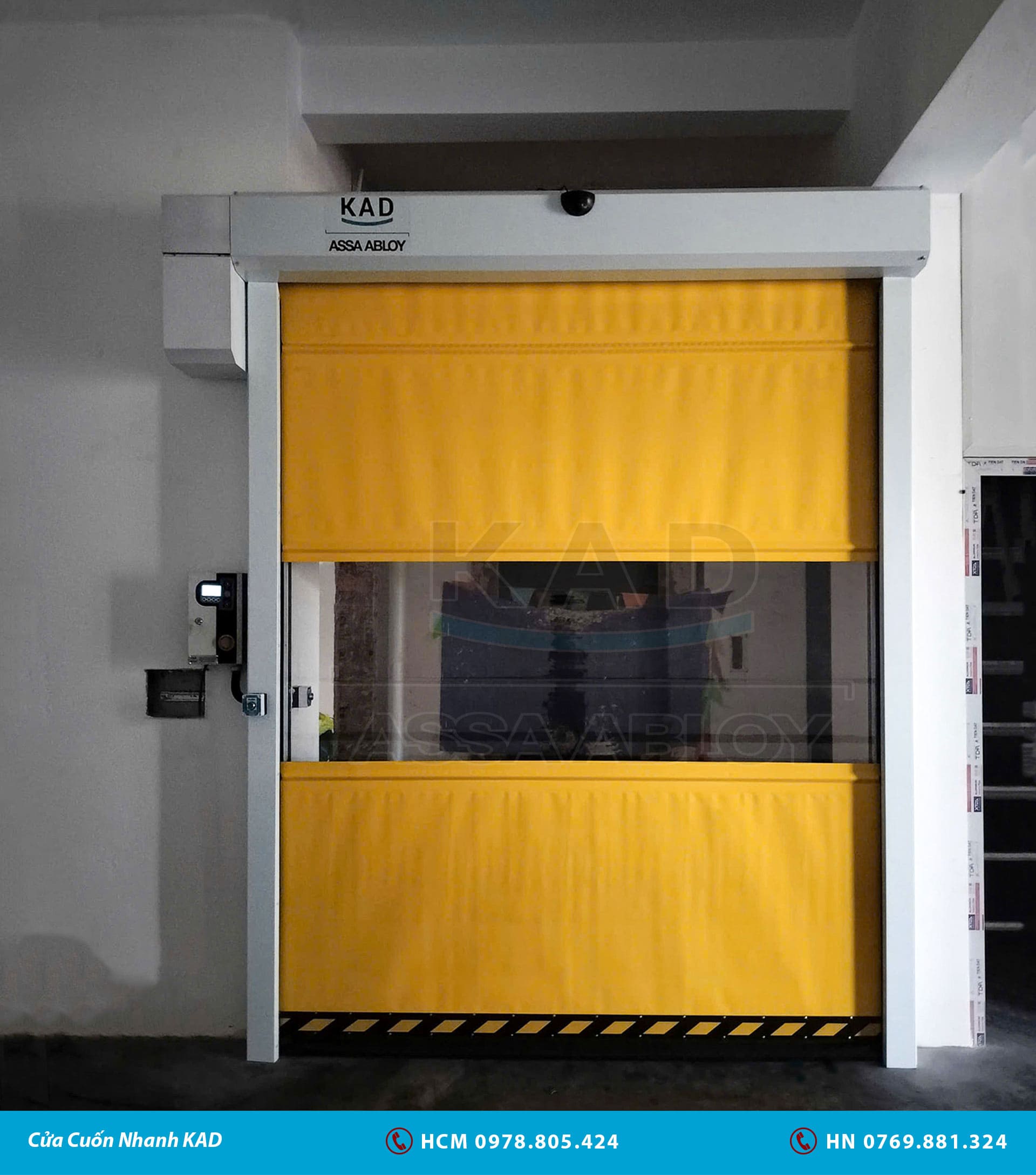 lắp đặt cửa cuốn nhanh tại gia lai 