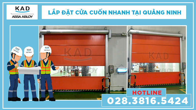 cửa cuốn nhanh kad tại quảng ninh