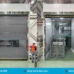 cửa cuốn nhanh khung inox