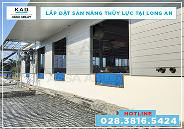 lắp đặt sàn nâng thủy lực ở long an