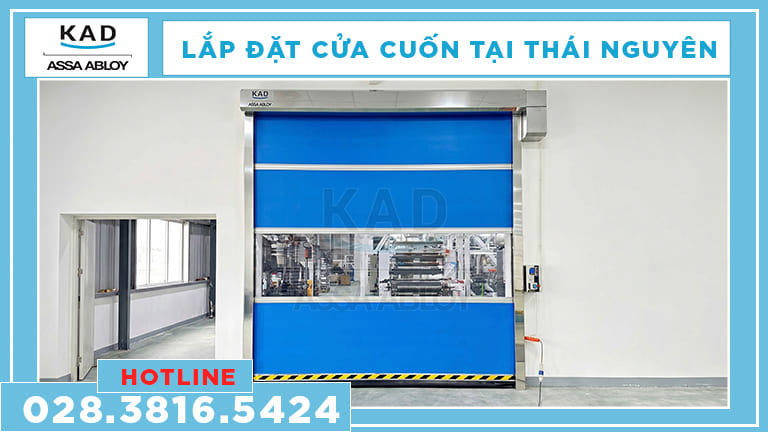 ưu điểm cửa cuốn nhanh lắp đặt tại thái nguyên