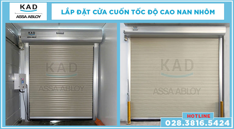 lựa chọn cửa cuốn nhanh nan nhôm