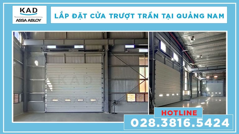 cửa trượt trần lắp đặt tại quảng nam