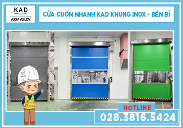 cửa cuốn nhanh kad inox