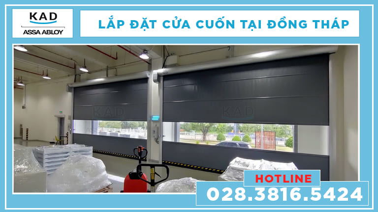 lắp đặt cửa cuốn nhanh tại đồng tháp